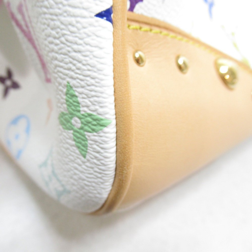 LOUIS VUITTON Beverly MM One Shoulder Bag White Blanc Monogram Multicolore PV... - Picture 10 of 11